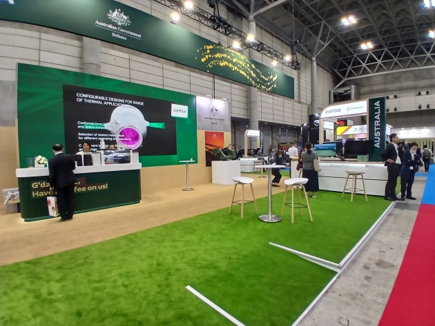 The Australia stand at DSEI Japan 2025.

Credit: Corey Lee Bell