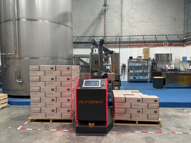 End-of-line packaging and palletisation by Automaint.