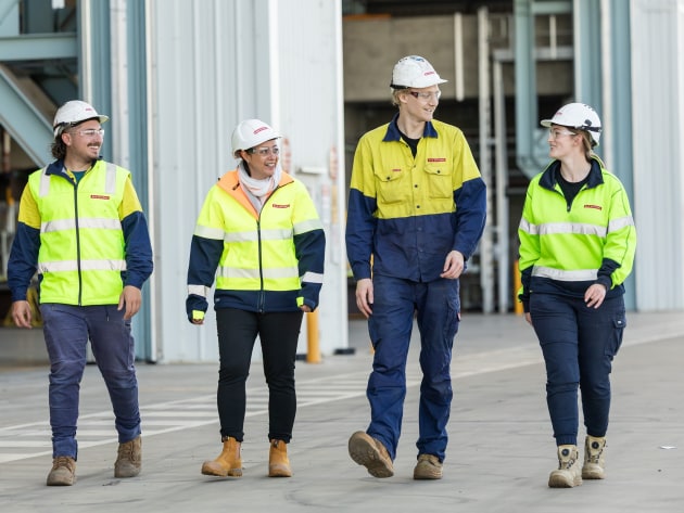 BAE graduates walking through Osborne Naval Shipyard.

Credit: BAE Systems