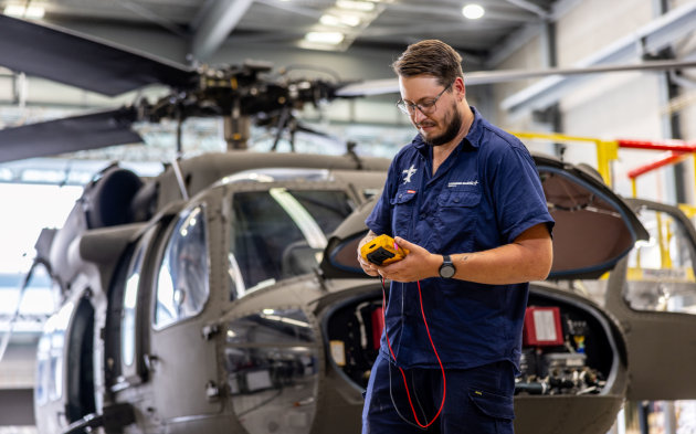 Lockheed Martin Australia has grown its Black Hawk helicopters sustainment industrial base to more than 200 strong workforce, embedded across Holsworthy, Brisbane, and Oakey.

Credit: Lockheed Martin Australia
