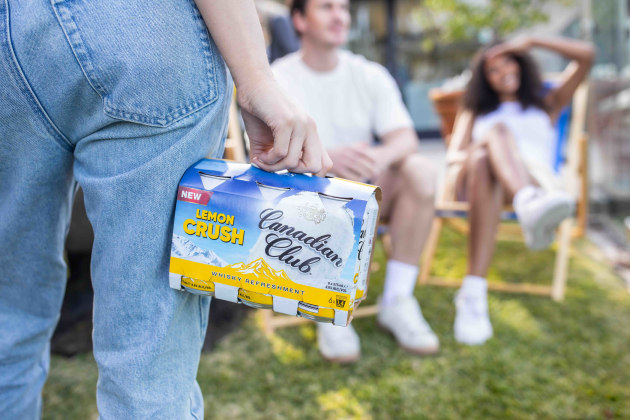 Canadian Club (CC) says the release of its new SKU, Lemon Crush, builds on the success of the brand in the dark ready-to-drink (RTD) category and blurs the lines between light and dark RTDs. (Image: Suntory Oceania)