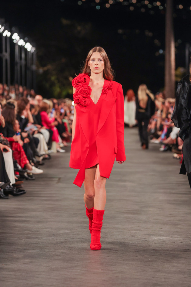 Carla Zampatti runway. Supplied by AFC Australian Fashion Week.