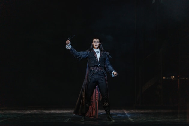 Charles Dashwood as Young Count Dracula in West Australian Ballet&rsquo;s Dracula. Photo: Jonathan VDK.