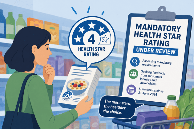 Food Standards Australia New Zealand (FSANZ) is consulting on whether packaged food manufacturers should be required by law to display a Health Star Rating, after voluntary uptake targets were not met.