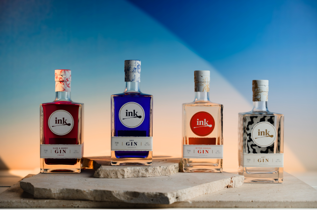 Ink Gin was born 10 years ago on a family farm in the Northern Rivers, adding its rich colour to the Australian gin sector, and building up a global brand known for its unique botanicals. 
Source: Husk Farm Distillery