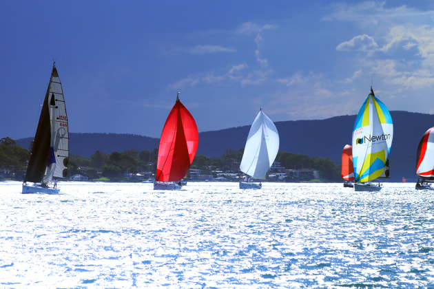 Commodore's Cup day 2 dramatic skies. Photo credit Mark Rothfield.