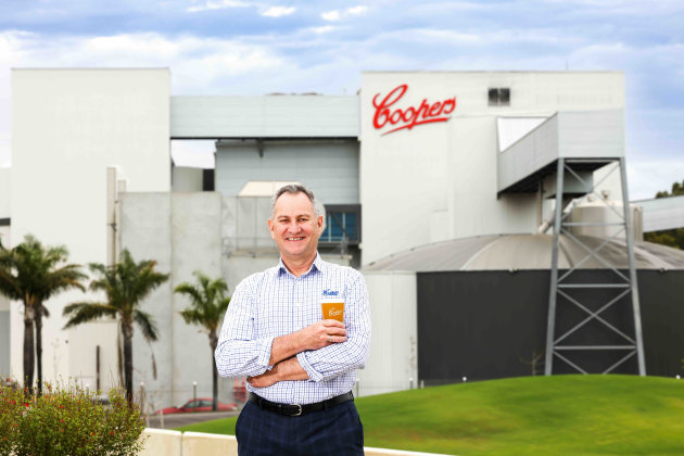 Coopers Brewery managing director, Michael Shearer. (Image: Coopers)