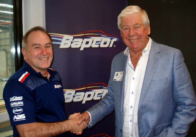 Left: Bapcor Limited CEO Darryl Abotomey and Burson Auto Parts co-founder Garry Johnson