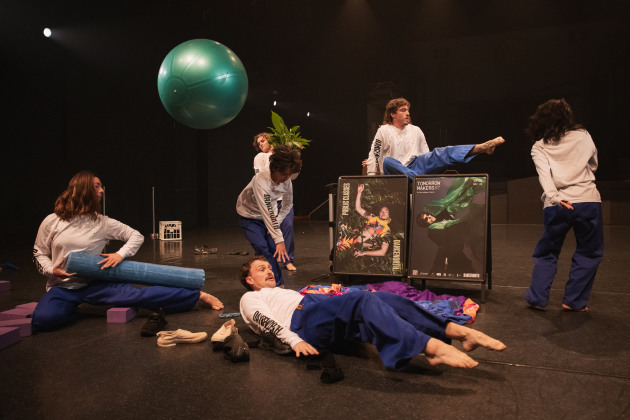 Dancenorth Australia 'A Live Moment' 09 - Tiana Lung, Ashley Saltner Jnr and Michael Smith IMAGE Tszar 2025.