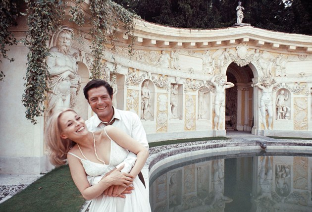 &copy; Douglas Kirkland, Gli Amanti Faye Dunaway and Marcello Mastroianni, 1968