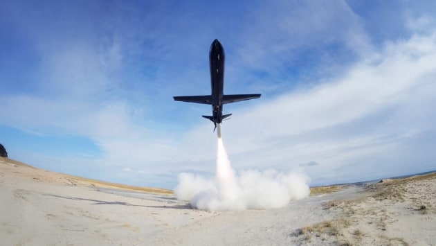 Rotron Aerospace, a UK-based developer of advanced unmanned aerial systems and propulsion technologies, has successfully demonstrated and fired its SkyLance long-range one-way effector platform.

Credit: Rotron Aerospace