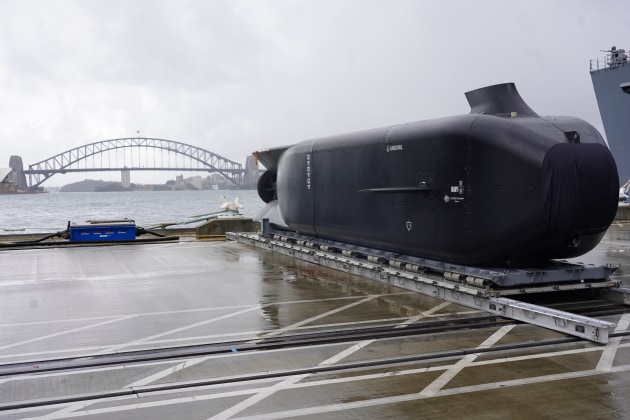 A Ghost Shark extra-large autonomous underwater vehicle.

Credit: Kirra Davey
