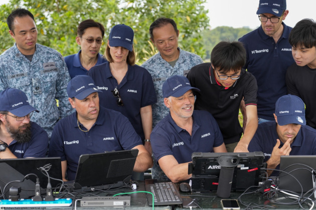 Airbus and Singapore&rsquo;s Defence Science and Technology Agency (DSTA) have concluded a HTeaming flight campaign at a Singapore airbase.

Credit: Airbus Helicopters