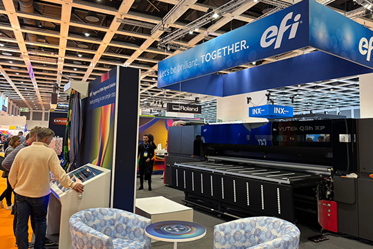 High-performance machines: EFI will bring a broad range of new hybrid, roll-to-roll, and textile inkjet innovations to Fespa Global Print Expo 2026