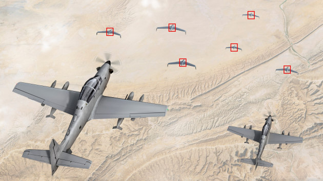 Embraer and Valkyrie Aero to partner on bringing Artificial Intelligence‑enabled Counter Unmanned Aerial Systems capabilities to the A-29 Super Tucano through Valkyrie&rsquo;s Gunslinger.

Credit: Embraer