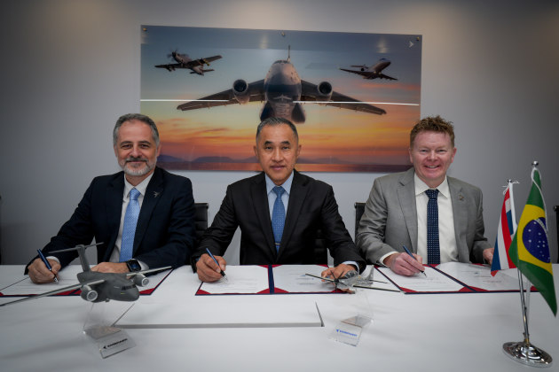 Embraer has advanced discussions with Thai Aviation Industries (TAI) for a potential partnership aimed at establishing TAI as a future local authorised service centre.

Credit: Embraer