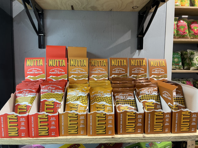 The Nutta cookie bars from Epik Brands come in three flavours - Double Choc, Peanut Butter and Salted Caramel.