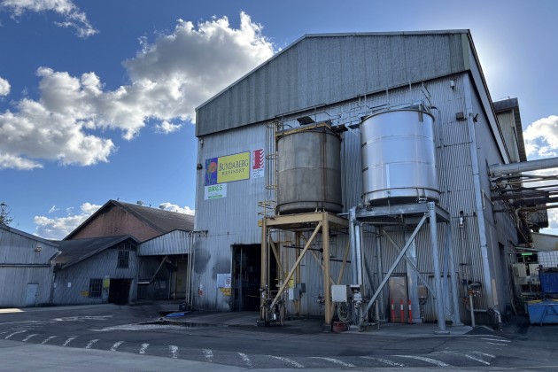 Sugar refinery at the Bundaberg site.