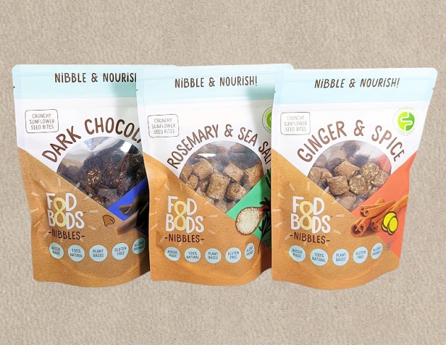 Fodbods has launched its latest range of gut-friendly, allergy-free snacks – Fodbods Nibbles. Made from sunflower seeds and other plant-based ingredients they are certified FODMAP friendly.