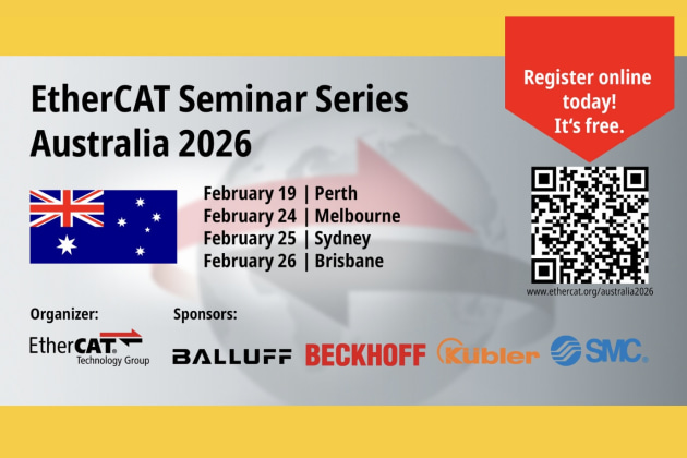 EtherCAT Technology Group to run national seminar series in Australia