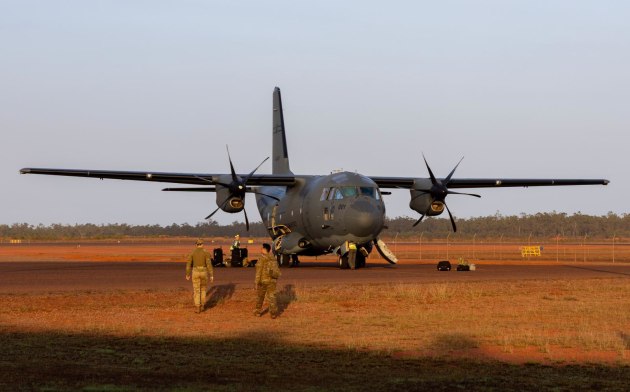 An RAAF C-27J Spartan at Gove Airport during Exercise Mobility Bluegum 25.

Credit: Defence