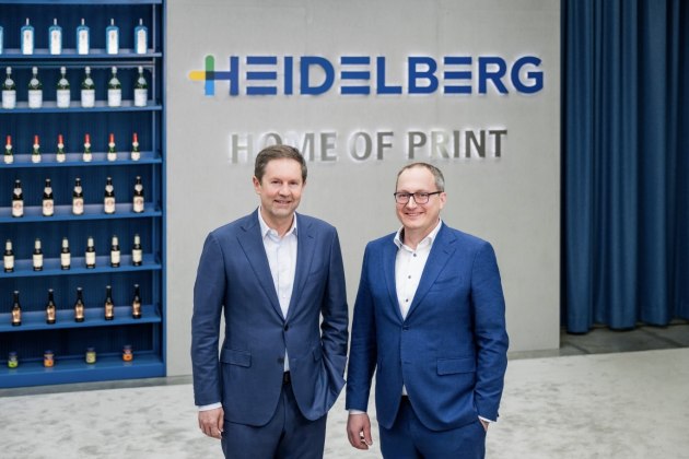 The Supervisory Board of HEIDELBERG has extended the contracts of J&uuml;rgen Otto, Chairman of the Executive Board (CEO), and Dr. David Schmedding, Executive Board Member for Sales and Technology (CSO), ahead of schedule (from left).