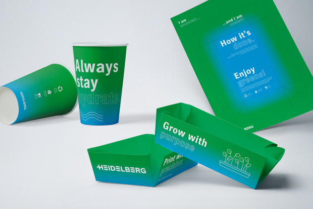 A new process enables the industrial and partial application of barrier coatings to paper packaging. Image: Heidelberg