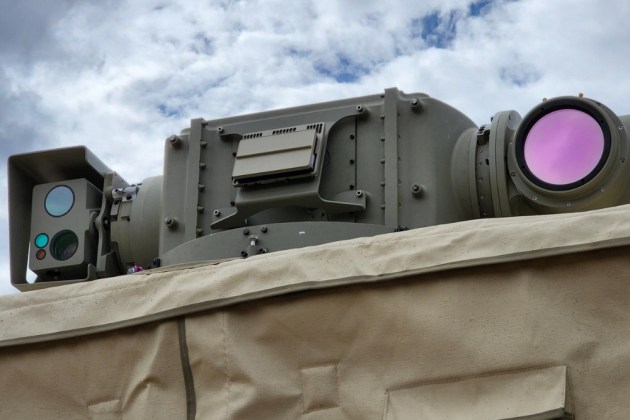 EOS' High Energy Laser Weapon. 

Credit: EOS