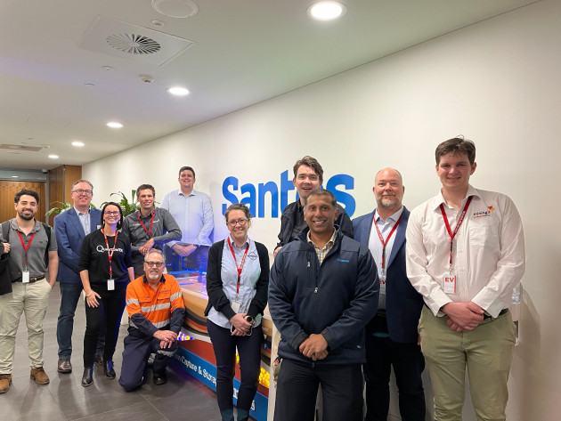 The 2024 QuantumTX cohort site visit to Santos Brisbane.

Credit: QuantumTX