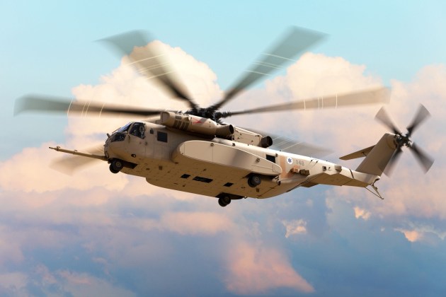 Israel has signed a deal with Elbit Systems to integrate advanced Israeli technologies, including command and control, avionics, and electronic warfare systems, and the advanced anti-missile DIRCM system on the CH-53K helicopters. 

Credit:  Lockheed Martin&ndash;Sikorsky