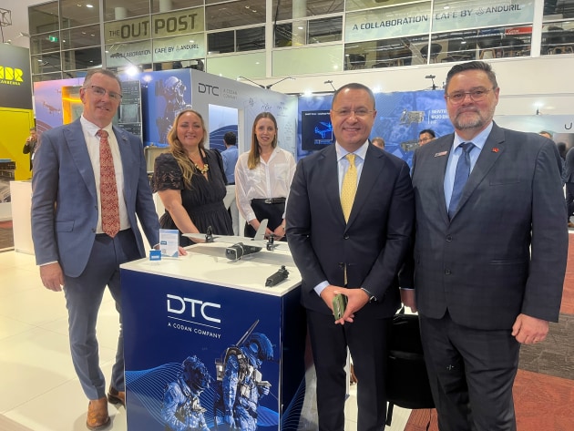 Matt Jones - Senior Vice President Middle East, Africa, Asia Pacific, DTC; Amanda Holt - Managing Director and CEO, SYPAQ; Natalie Ksiazkiewicz - Vice President Strategy and Operations, DTC Ambassador Vasyl Myroshnychenko - Ukrainian Ambassador to Australia and Ian Spencer - Executive Director Defence and Industry, Defence SA.

Credit: DTC