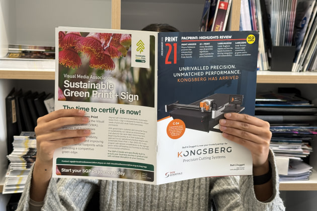 The latest issue of Print21 is hitting desks of print business owners and managers around Australia and New Zealand and, as ever, is full of industry news and in-depth features from the world of print.