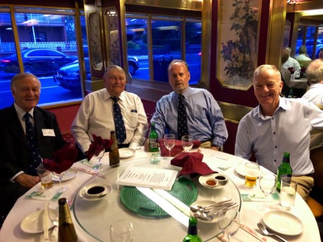 Good to see you: John Stimson, Jim Richardson, Peter Munro and Angus Scott.