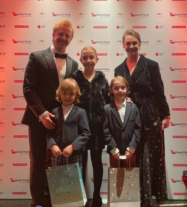 Steven accepting his award. Image via Instagram