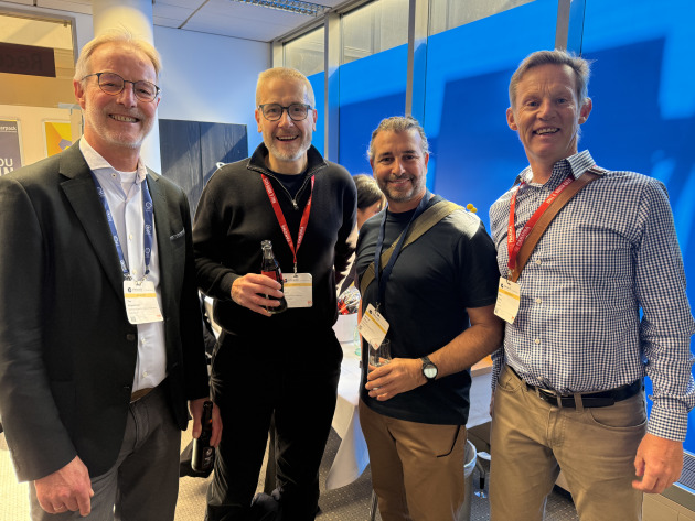 (l-r) Ton Knipscheer, ECPA; Paul Jenkins, ThePackHub; Michael Grima, QDesign Enterprises; Jon Perry, ETF