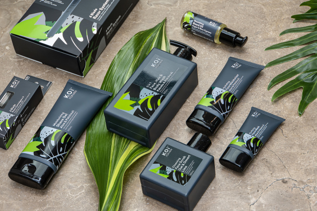 Hulsbosch’s Mikey Hart says the new KOi for Men range was designed to created a new illustration of ‘urban-natural’ to appeal to the male audience.
