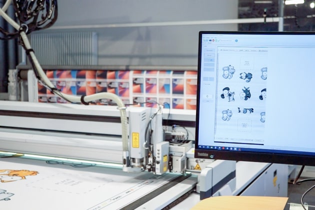 Live camera scan displated in software interface