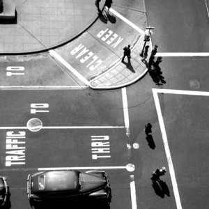 Fred Lyon, Post and Powell, Union Square, 1947.