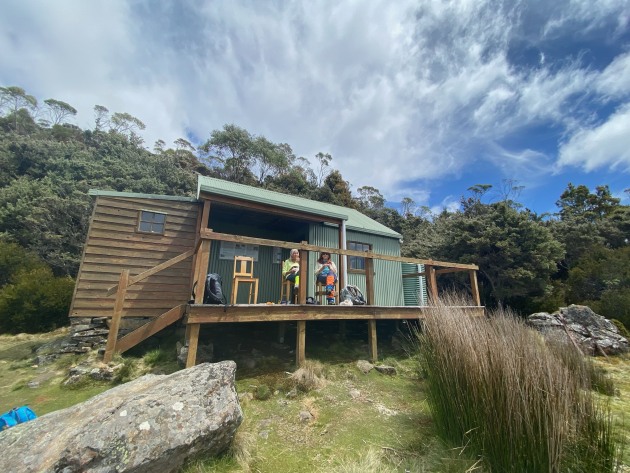 Lady Lake Hut, Tas. Roz Glazebrook
