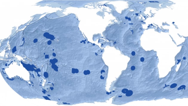 Marine Protected Areas cover 7.43% of the ocean (Image: UNEP-WCMC / IUCN)