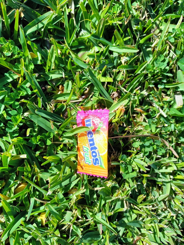 Mentos – individually wrapped branded mints
