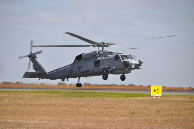 A MH-60R at Avalon Australian International Airshow.

Credit: Nova Systems