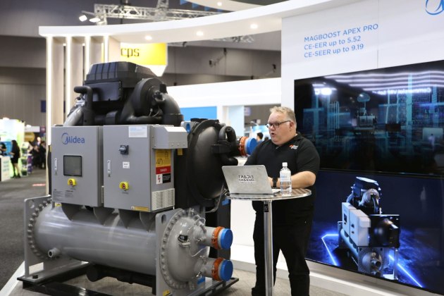 Midea's commercial range was a stand-out at the show.
