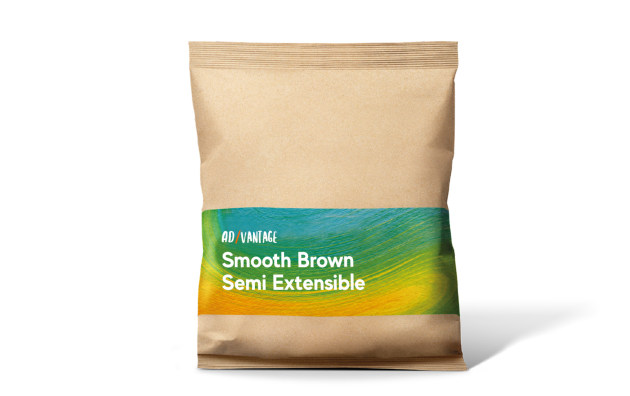 Mondi's new Ad/Vantage Smooth Brown Semi Extensible: Smooth, strong and coatable.