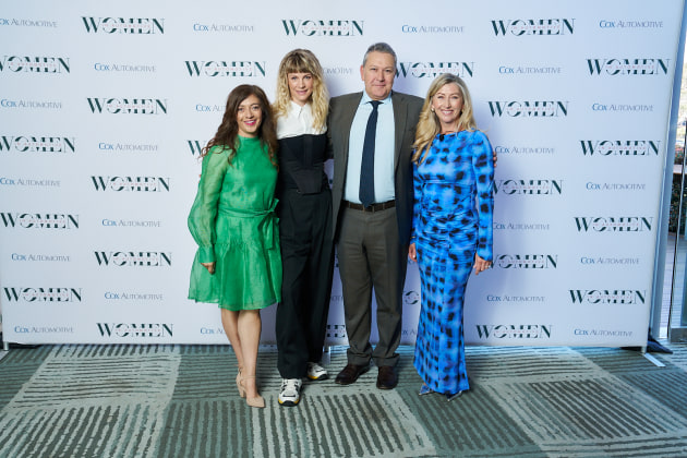 MTA NSW backs Women in Automotive. (L-R) Rachel Reed Butler, Kate Peck, Stavros Yallouridis, Nadine Armstrong.