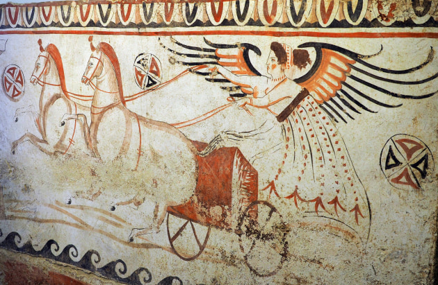 Museum Agropoli Paestum. Photo Mariner Boating Holidays.