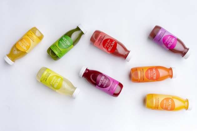 Nectar Cold Pressed's new brand platform and packaging system covers packaging, visual identity, tone of voice, photography, content strategy and marketing collateral.