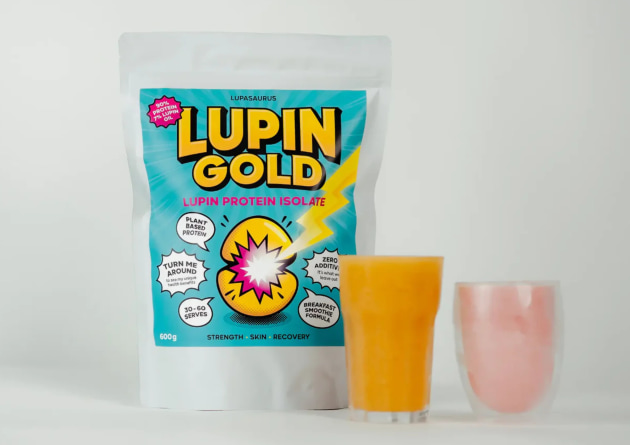 Lupin Gold has launched its first product, a protein isolate made 100 per cent Western Australian-grown lupins, aiming to provide a smooth and gut-friendly ingredient for consumers looking to support the future of sustainable protein.
Source: Lupin Gold