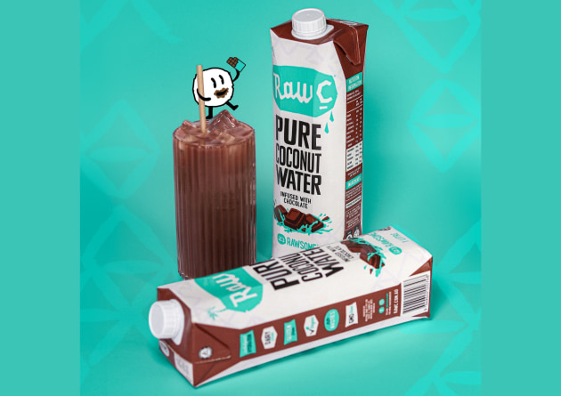 Australian coconut water producer, Raw C, has supersized one of its most recent offerings due to high demand, with the launch of a 1 litre bottle version of its Pure Coconut Water infused with Chocolate.
Source: Raw C