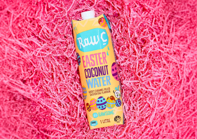 Australian coconut water producer, Raw C, is continuing to expand its range of flavours, releasing a brand new product ready for Easter &ndash; Raw C Gooey Caramel Filled Easter Egg Coconut Water.
Source: Raw C